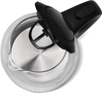 Чайник электрический Vitek VT-7034 1.8л. 2200Вт прозрачный/черный корпус: стекло/пластик от магазина РЭССИ