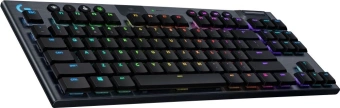 Клавиатура Logitech G915 TKL LIGHTSPEED механическая черный USB беспроводная BT/Radio Multimedia for gamer LED (920-009503) от магазина РЭССИ