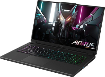 Ноутбук Gigabyte Aorus 7 Core i5 12500H 16Gb SSD512Gb NVIDIA GeForce RTX4050 6Gb 17.3" IPS FHD (1920x1080) Free DOS black WiFi BT Cam (9MF-E2KZ513SD) от магазина РЭССИ