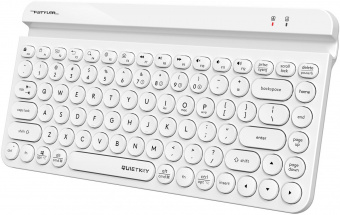 Клавиатура A4Tech Fstyler FBK30 белый USB беспроводная BT/Radio slim Multimedia (FBK30 WHITE) от магазина РЭССИ
