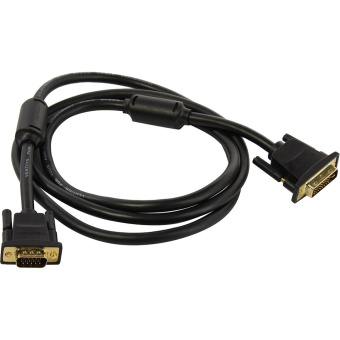 Кабель Vention EACBG DVI-I Dual Link (m) VGA (m) 1.5м черный от магазина РЭССИ