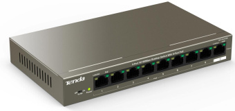Коммутатор Tenda TEF1109P-8-63W 9x100Мбит/с 8PoE 58W неуправляемый от магазина РЭССИ