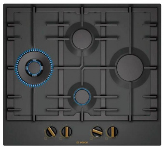 Газовая варочная поверхность Bosch PCI6B3B90R черный от магазина РЭССИ