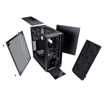 Корпус Fractal Design Meshify C Blackout TG черный без БП ATX 5x120mm 4x140mm 2xUSB3.0 audio bott PSU от магазина РЭССИ
