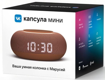 Умная колонка VK Капсула Мини Маруся терракотовый 5W 1.0 BT 10м (MRC02PK) от магазина РЭССИ