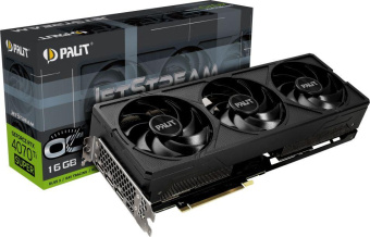 Видеокарта Palit PCI-E 4.0 RTX4070Ti SUPER JETSTREAM OC NVIDIA GeForce RTX 4070TI Super 16Gb 256bit GDDR6X 2340/21000 HDMIx1 DPx3 HDCP Ret от магазина РЭССИ