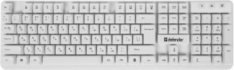 Клавиатура + мышь Defender Milan C-992 клав:белый мышь:белый/красный USB беспроводная Multimedia (45994) от магазина РЭССИ