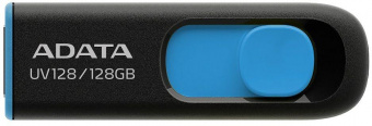 Флеш Диск A-Data 128Gb DashDrive UV128 AUV128-128G-RBE USB3.0 черный/синий от магазина РЭССИ