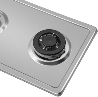 Газовая варочная поверхность Maunfeld EGHS.32.73CS/G нержавеющая сталь от магазина РЭССИ