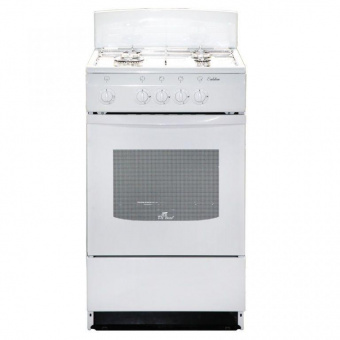 Плита Газовая De Luxe 5040.45г (щ)-001 белый реш.сталь от магазина РЭССИ