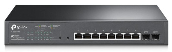 Коммутатор TP-Link TL-SG2210MP 8G 2SFP 8PoE+ 150W управляемый от магазина РЭССИ