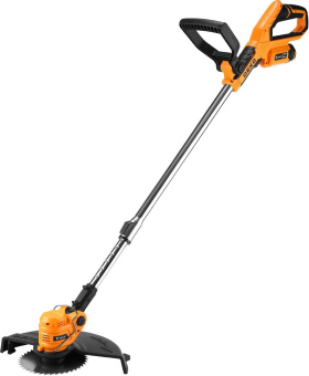 Триммер электрический Deko DKTR12V Max аккум. неразбор.штан. реж.эл.:нож от магазина РЭССИ