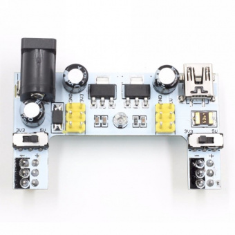 Power MB102white модуль питания макетной платы вх.12В вых.5В, 3.3В 0,7А KZY0026-1 от магазина РЭССИ