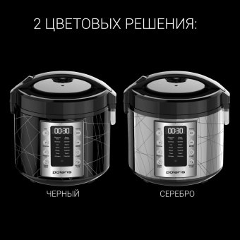 Мультиварка Polaris IQ Home PMC 5020 Wi Fi 5л 750Вт серебристый/черный от магазина РЭССИ