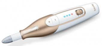 Маникюрно-педикюрный набор Beurer MP64 насадок в компл.:10шт (подсветка) золотистый/белый от магазина РЭССИ