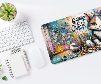 Коврик для мыши Cactus Game Over 900x400x4мм (CS-MP-COR01XXL) от магазина РЭССИ