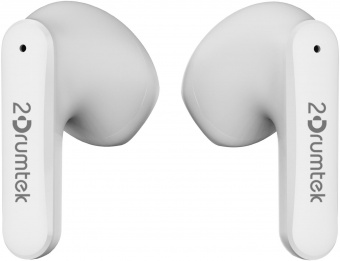 Гарнитура вкладыши A4Tech 2Drumtek B20 TWS белый беспроводные bluetooth в ушной раковине (B20 GRAYISH WHITE) от магазина РЭССИ