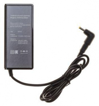 Блок питания Buro BUM-0220B65 автоматический 65W 18.5V-20V 11-connectors 3.25A 1xUSB 2.4A от бытовой электросети LED индикатор от магазина РЭССИ