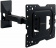 Кронштейн для телевизора Kromax DIX-17 черный 22"-55" макс.30кг настенный поворот и наклон от магазина РЭССИ