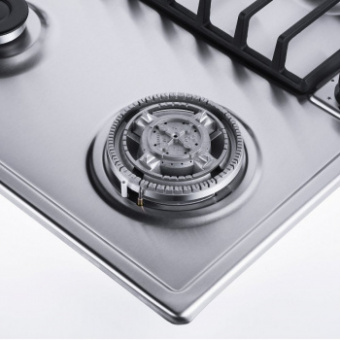 Газовая варочная поверхность Maunfeld EGHS.64.63CS/G нержавеющая сталь от магазина РЭССИ