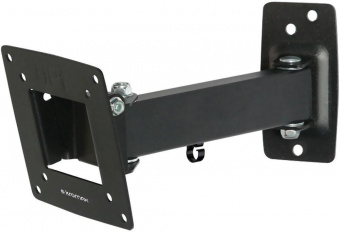 Кронштейн для телевизора Kromax OPTIMA-103 черный 10"-28" макс.25кг настенный поворотно-выдвижной и наклонный от магазина РЭССИ