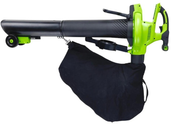 Воздуходувка-измельчитель Greenworks 2406907UG пит.:от аккум. зеленый от магазина РЭССИ