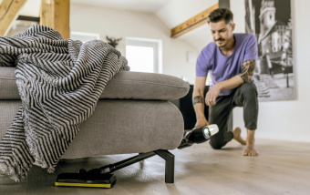 Пылесос ручной Karcher VC 4 Cordless myHome 140Вт белый от магазина РЭССИ