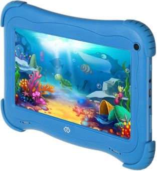 Планшет Digma Optima Kids 7 RK3126C (1.2) 4C RAM1Gb ROM16Gb 7" IPS 1024x600 Android 8.1 голубой 2Mpix 0.3Mpix BT WiFi Touch microSD 128Gb minUSB 2500mAh от магазина РЭССИ