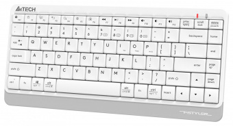 Клавиатура A4Tech Fstyler FBK11 белый/серый USB беспроводная BT/Radio slim (FBK11 WHITE) от магазина РЭССИ