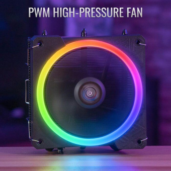 Устройство охлаждения(кулер) Aerocool Cylon 3H Soc-AM4/1151/1200 4-pin 13-24dB Al+Cu 125W 480gr LED Ret от магазина РЭССИ