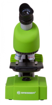 Микроскоп Bresser Junior 70124 монокуляр 40-640x на 3 объектива зеленый от магазина РЭССИ