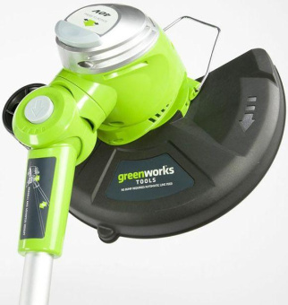 Триммер электрический Greenworks G40LT аккум. разбор.штан. реж.эл.:леска от магазина РЭССИ