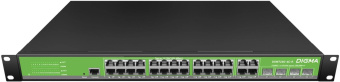 Коммутатор Digma DSW724G-4C-R (L2+) 24x1Гбит/с 4xКомбо(1000BASE-T/SFP) управляемый от магазина РЭССИ