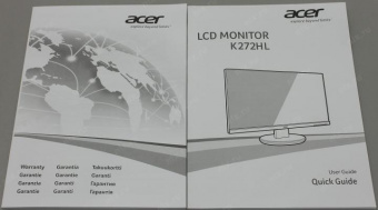Монитор Acer 27" K272HLEbd черный VA LED 4ms 16:9 DVI глянцевая 3000:1 300cd 178гр/178гр 1920x1080 D-Sub FHD 5.4кг от магазина РЭССИ
