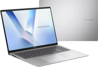 Ноутбук Asus VivoBook 16 M1607KA-MB037 Ryzen AI 5 340 16Gb SSD512Gb AMD Radeon 840M 16" IPS WUXGA (1920x1200) без ОС silver WiFi BT Cam (90NB15F2-M001C0) от магазина РЭССИ