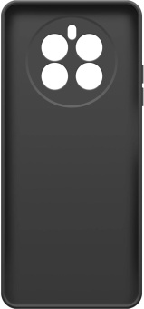 Чехол (клип-кейс) BoraSCO для Realme 12+ 5G Silicone Case черный (73328) от магазина РЭССИ