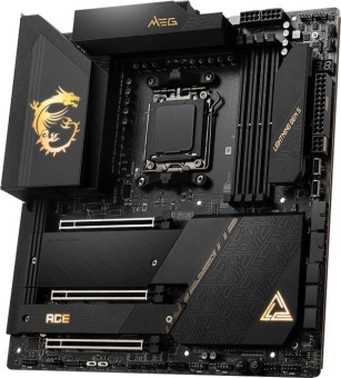 Материнская плата MSI MEG X670E ACE SocketAM5 AMD X670 4xDDR5 eATX AC`97 8ch(7.1) 10Gigabit RAID+DP от магазина РЭССИ