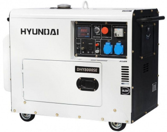 Генератор Hyundai DHY 8000SE 6.5кВт от магазина РЭССИ