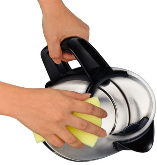 Чайник электрический Tefal KI150D30 1.7л. 2400Вт черный корпус: металл/пластик (7211001458) от магазина РЭССИ