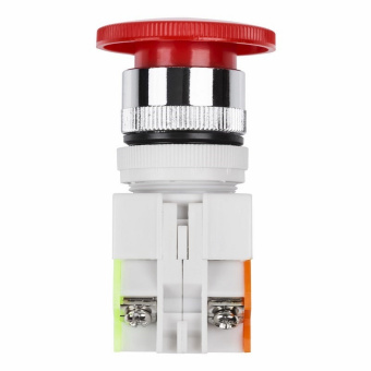 Выключатель-кнопка аварийного останова 380V 10А Ø22 красная от магазина РЭССИ