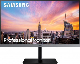 Монитор Samsung 23.8" S24R650FDI темно-серый IPS LED 5ms 16:9 HDMI полуматовая HAS Piv 250cd 178гр/178гр 1920x1080 75Hz VGA DP FHD USB 5.1кг от магазина РЭССИ