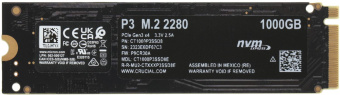 Накопитель SSD Crucial PCIe 3.0 x4 1TB CT1000P3SSD8 P3 M.2 2280 от магазина РЭССИ