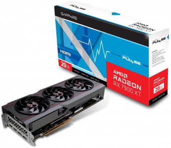 Видеокарта Sapphire PCI-E 4.0 11323-02-20G PULSE RX 7900 XT GAMING OC AMD Radeon RX 7900XT 20480Mb 320 GDDR6 2075/20000 HDMIx2 DPx2 HDCP Ret от магазина РЭССИ