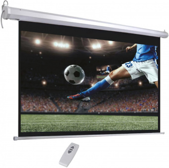 Экран Hiper 125x221см Cinema SMR 16x9-100 16:9 настенно-потолочный рулонный (моторизованный привод) от магазина РЭССИ