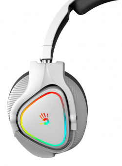 Наушники с микрофоном A4Tech Bloody MR710 серый BT оголовье (MR710 GREY) от магазина РЭССИ