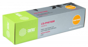 Картридж лазерный Cactus CS-PH6700M 106R01524 пурпурный (12000стр.) для Xerox Phaser 6700 от магазина РЭССИ