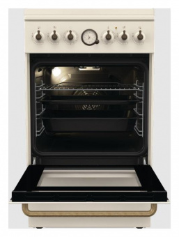 Плита Комбинированная Gorenje GKS5B70CLI бежевый (металлическая крышка) реш.чугун от магазина РЭССИ