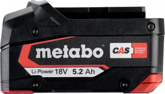 Батарея аккумуляторная Metabo 625028000 18В 5.2Ач Li-Ion от магазина РЭССИ
