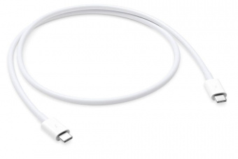 Кабель Apple Thunderbolt 3 MQ4H2ZM/A 0.8м белый от магазина РЭССИ