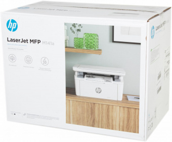 МФУ лазерный HP LaserJet M141a (7MD73A) A4 белый от магазина РЭССИ